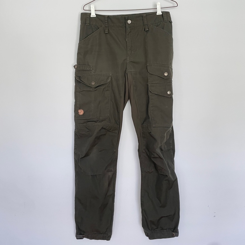 Fjällräven G-1000 Cargo Hiking Pants Green Women’s EU 40 US 30-31 Regular